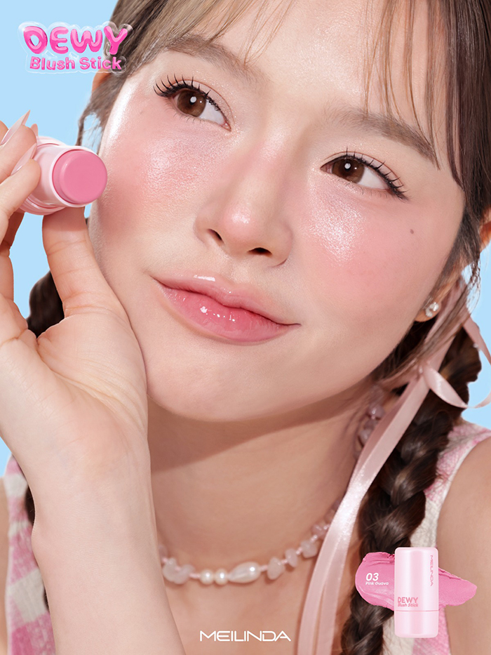 บลัชออน Meilinda Dewy Blush Stick