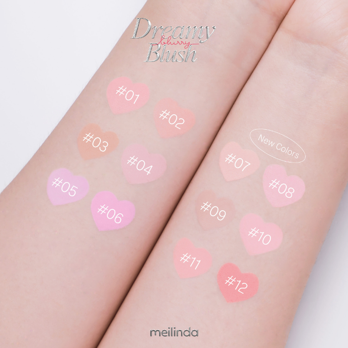 บลัชออน MEILINDA Dreamy Blurry Blush บลัชออน MEILINDA Dreamy Blurry Blush