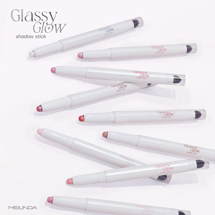 อายแชโดว์ Meilinda New Colors Glassy Glow Shadow อายแชโดว์ Meilinda New Colors Glassy Glow Shadow