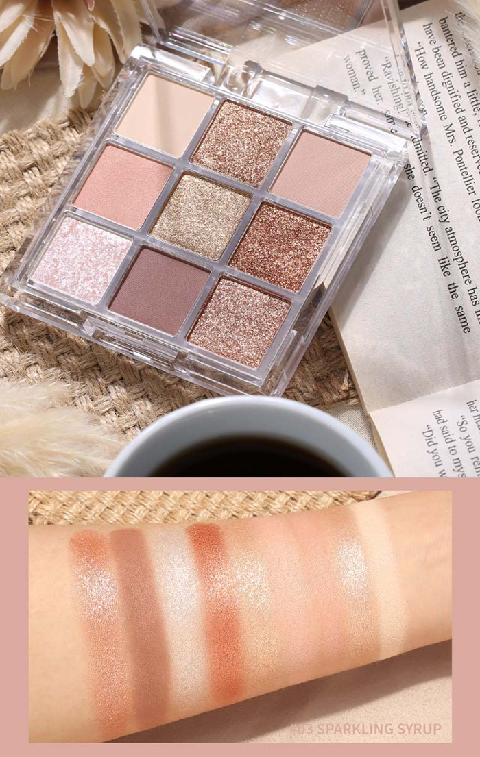 พาเลทอายแชโดว์ MEILINDA Glitter Shot Shadow