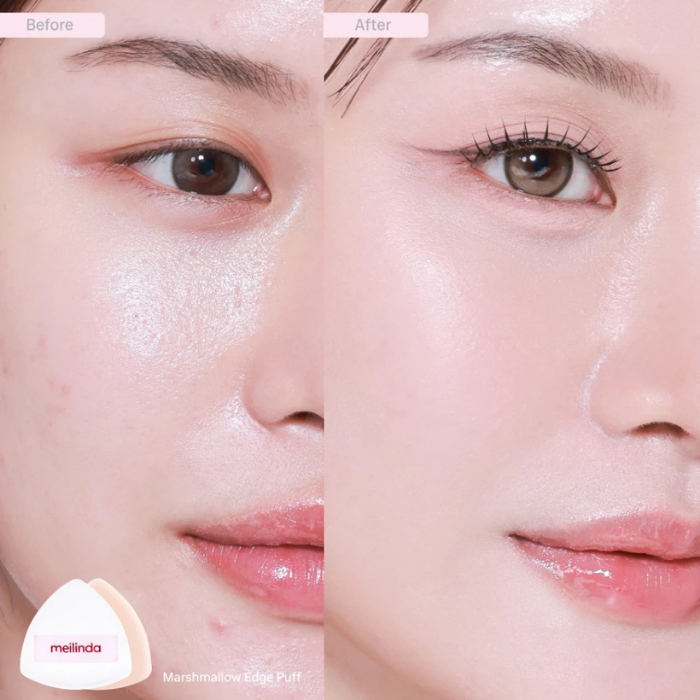 พัฟมาร์ชเมลโลว์ MEILINDA Marshmallow Edge Puff พัฟมาร์ชเมลโลว์ MEILINDA Marshmallow Edge Puff