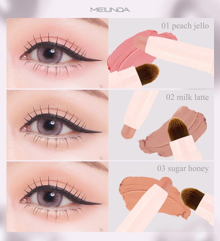 อายแชโดว์ Meilinda Mellow Matte Shadow Stick อายแชโดว์ Meilinda Mellow Matte Shadow Stick