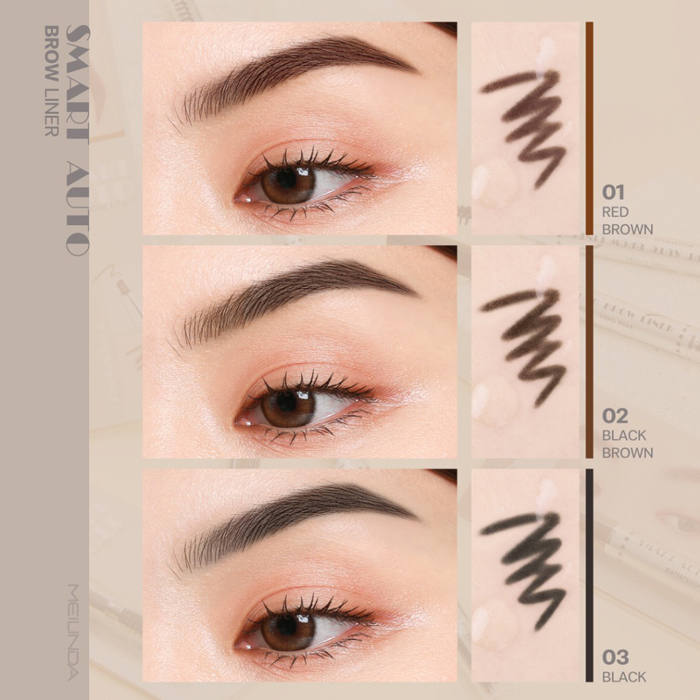 ดินสอเขียนคิ้ว Meilinda Smart Auto Brow Liner