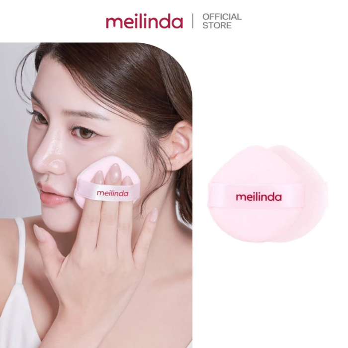 พัฟแป้งฝุ่นเนื้อกำมะหยี่ MEILINDA Velour Loose Powder Puff พัฟแป้งฝุ่นเนื้อกำมะหยี่ MEILINDA Velour Loose Powder Puff