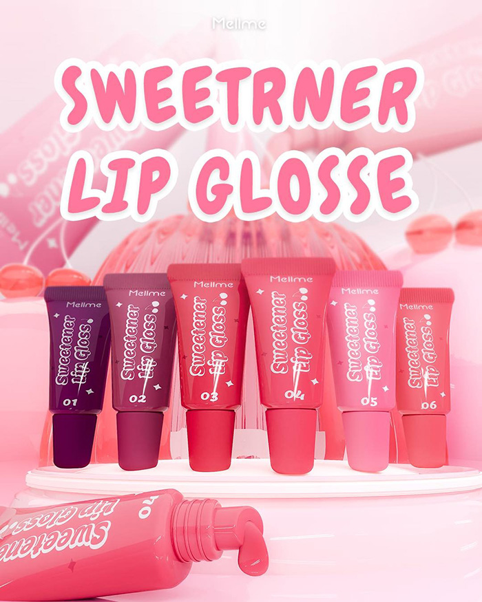 ลิปกลอส MELLME Sweetener Lip Gloss