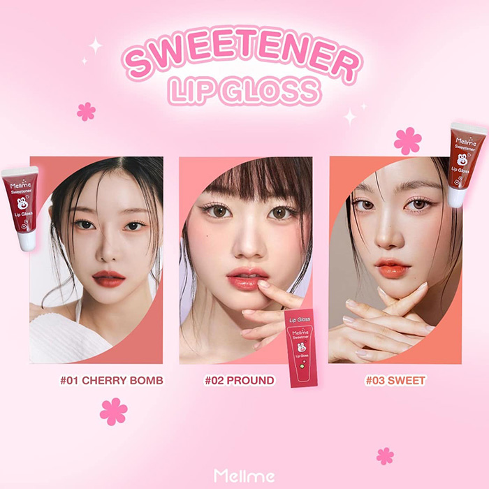 ลิปกลอส MELLME Sweetener Lip Gloss