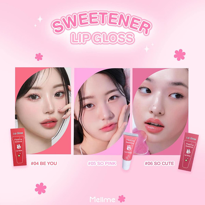 ลิปกลอส MELLME Sweetener Lip Gloss