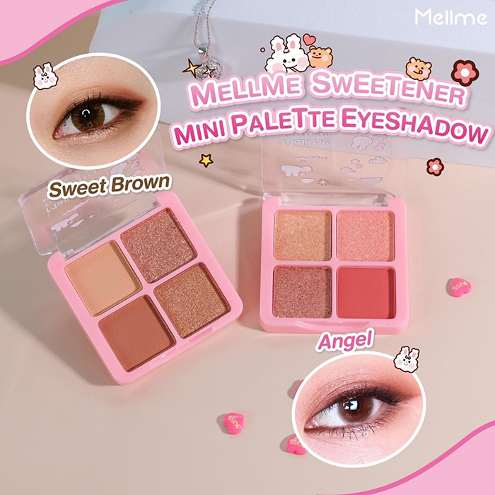 อายแชโดว์ MELLME Sweetener Mini Palette Eyeshadow
