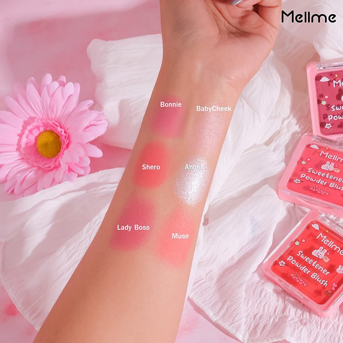 บลัชออน MELLME Sweetener Powder Blush