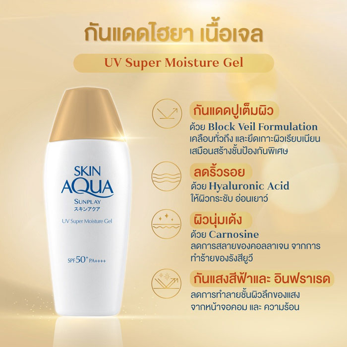 Sunplay Skin Aqua UV Super Moisture Gel SPF50+ PA++++ กันแดด