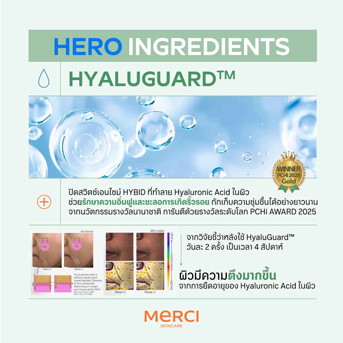 มอยส์มัทฉะ Merci Moist Matcha & Panthenol B5 Hydration Cream