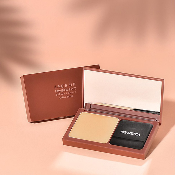 แป้งผสมรองพื้น Merrez'ca Face Up Powder Pact SPF50+/PA+++