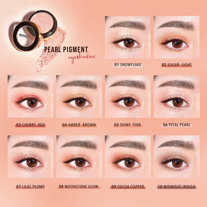 อายแชโดว์ Merrez'ca Pearl Pigment Eyeshadow