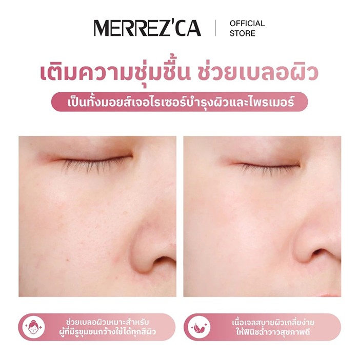 ไพร์เมอร์ Merrezca Pore Blurring Skin Setting Gel