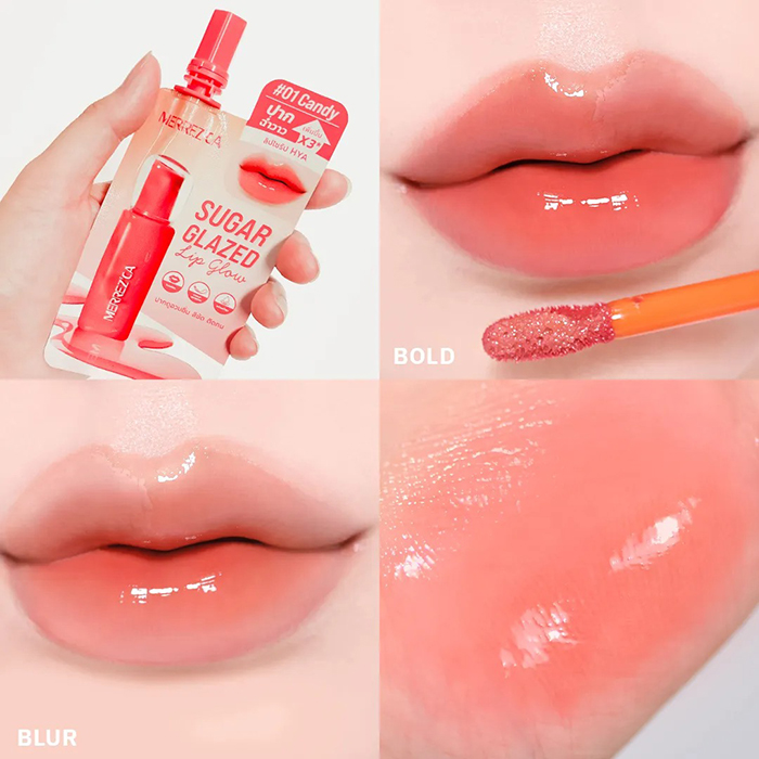 ลิปทินท์ Merrez'Ca Sugar Glazed Lip Glow