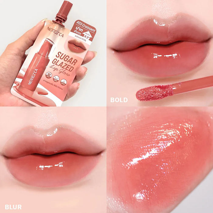 ลิปทินท์ Merrez'Ca Sugar Glazed Lip Glow