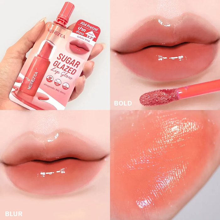 ลิปทินท์ Merrez'Ca Sugar Glazed Lip Glow