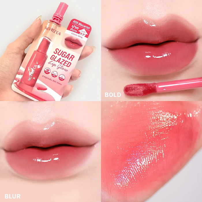 ลิปทินท์ Merrez'Ca Sugar Glazed Lip Glow