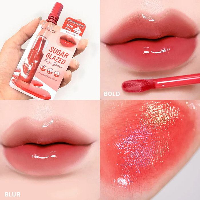ลิปทินท์ Merrez'Ca Sugar Glazed Lip Glow