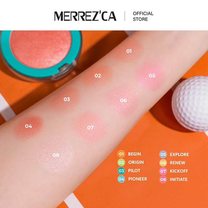 บลัชออน Merrezca Turn On Blush