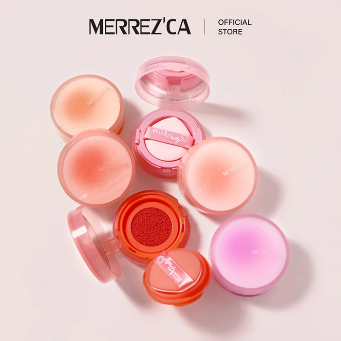 บลัชออนคุชชั่น Merrezca Velvet Touch Cushion Blusher