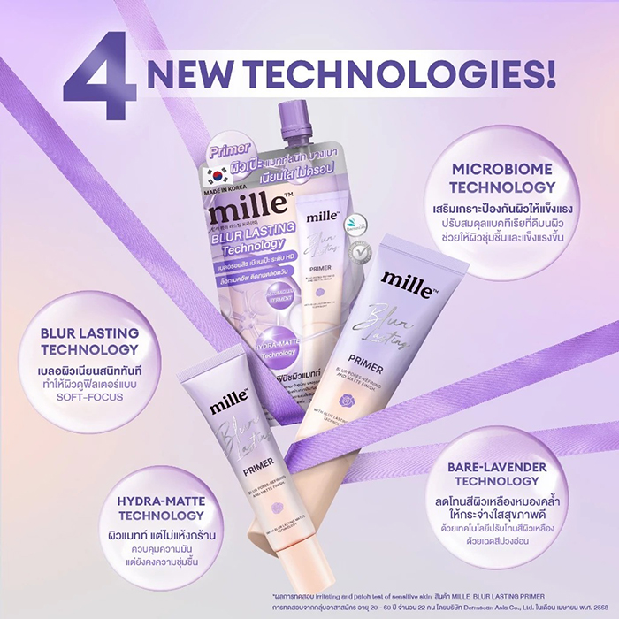ไพรเมอร์ Mille Blur Lasting Primer