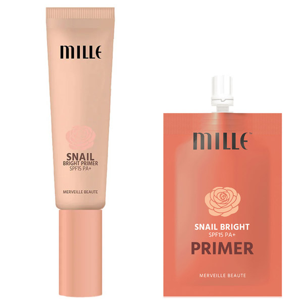 Mille Snail Bright Primer SPF15/PA   ไพรเมอร์