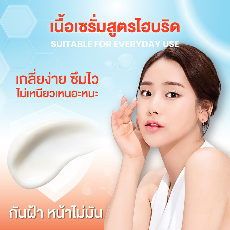 ครีมกันแดด Mille Collagen Vitamin Plus Watery Sunscreen SPF50 PA+++