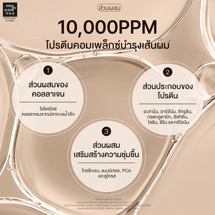 แชมพู Mise En Scène Shampoo Salon 10 Protein For Damaged Hair