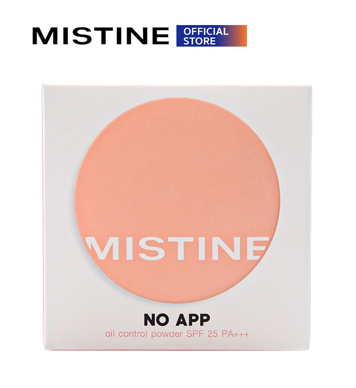 แป้งฝุ่น MISTINE No App Oil Control Powder SPF 25 PA+++