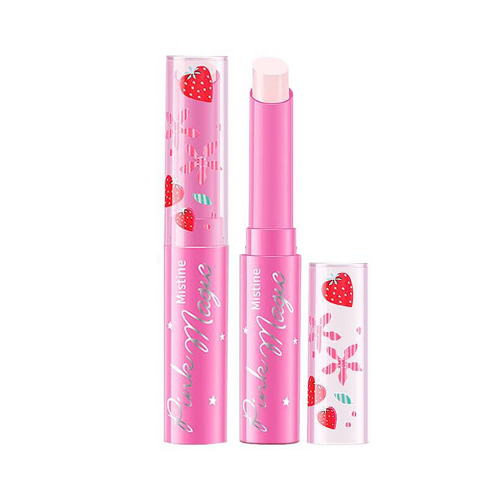 Mistine Pink Lip Plus Vitamin E Strawberry Lip Care ลิปมันเปลี่ยนสี