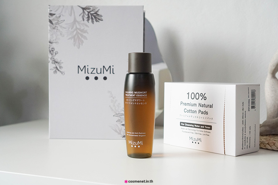 รีวิว น้ำตบ MizuMi Calming Mugwort Treatment Essenceอ