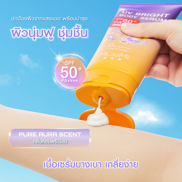 กันแดด MizuMi UV Bright Body Serum Vit C Hya