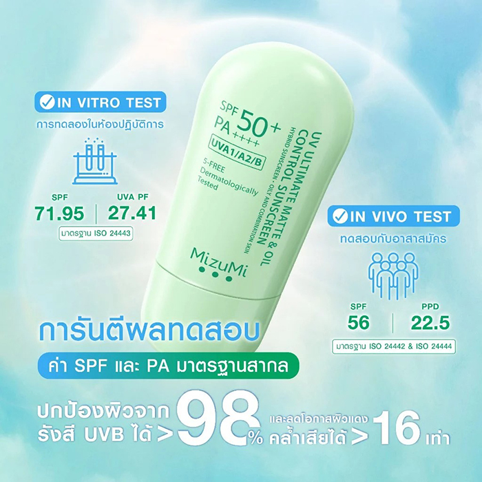 กันแดด MizuMi UV Ultimate Matte&Oil Control Sunscreen