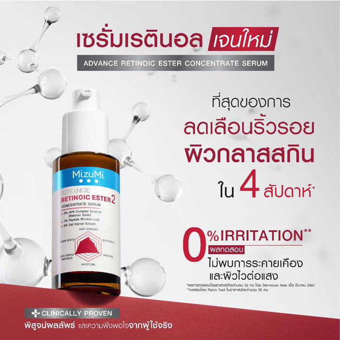 เซรั่ม Mizumi Advance Retinoic Ester Concentrate Serum