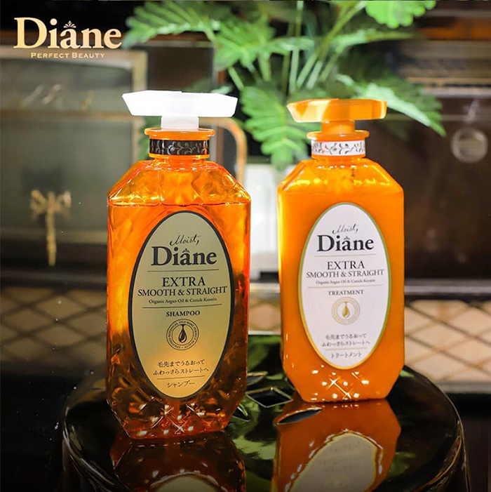 แชมพู Moist Diane Shampoo Extra Smooth Straight