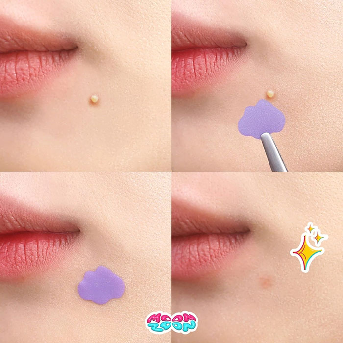แผ่นแปะสิว Moonzoon Powercute Patch Hydrocolloid Acne Patch Mixed แผ่นแปะสิว Moonzoon Powercute Patch Hydrocolloid Acne Patch Mixed
