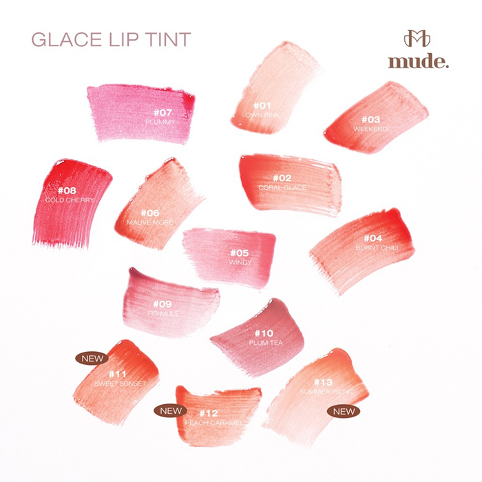 ลิปทินท์ mude. Glace Lip Tint