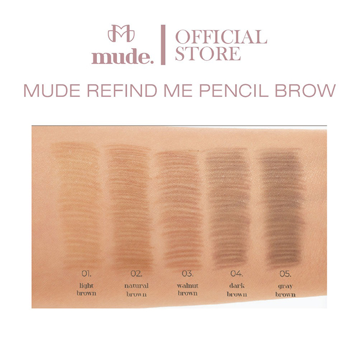 ดินสอเขียนคิ้ว mude. Refind Me Pencil Brow