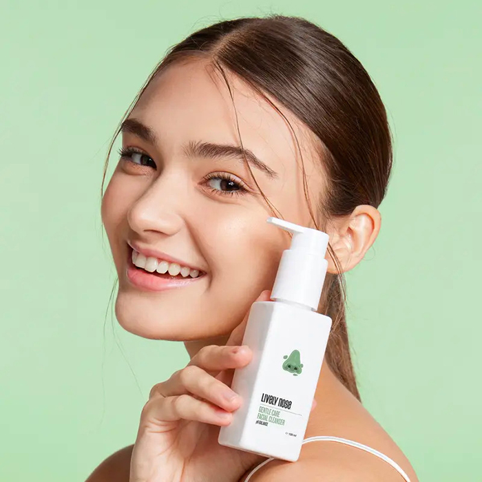 เจลล้างหน้า Nakiz Lively Nose Gentle Care Facial Cleanser
