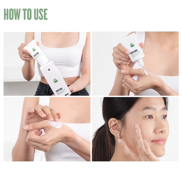 ครีมกันแดด Nakiz Lively Nose Sorbet Sunscreen Cream SPF 50+PA++++