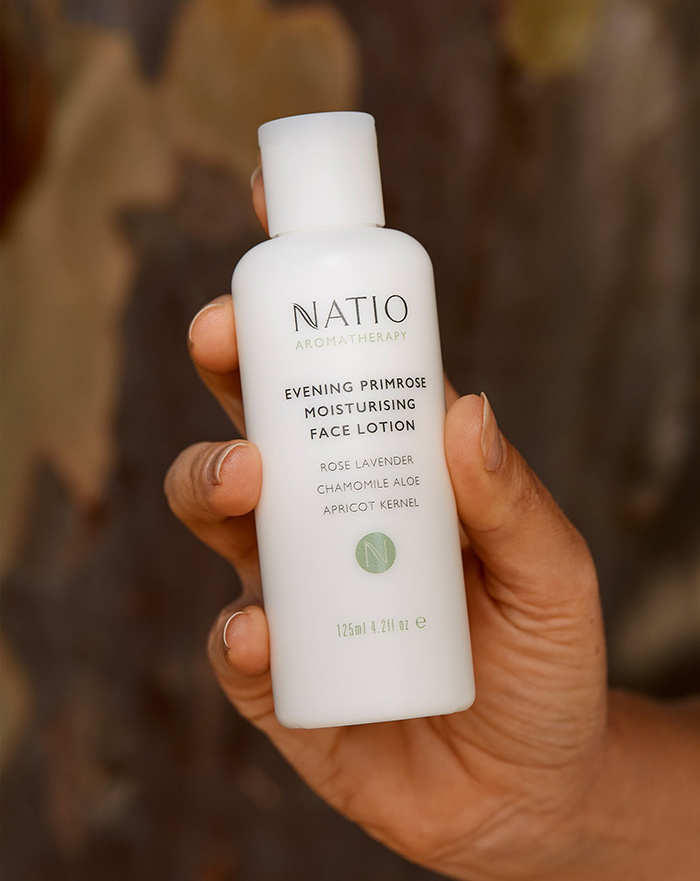 โลชั่นบำรุงผิวหน้า Natio Aromatherapy Evening Primrose Moisturising Face Lotion