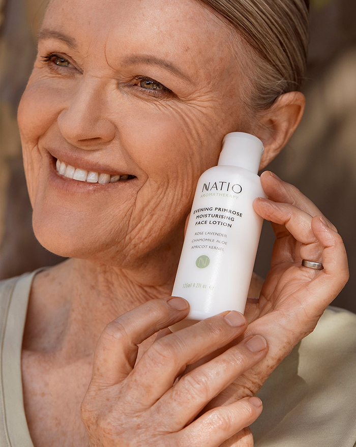 โลชั่นบำรุงผิวหน้า Natio Aromatherapy Evening Primrose Moisturising Face Lotion