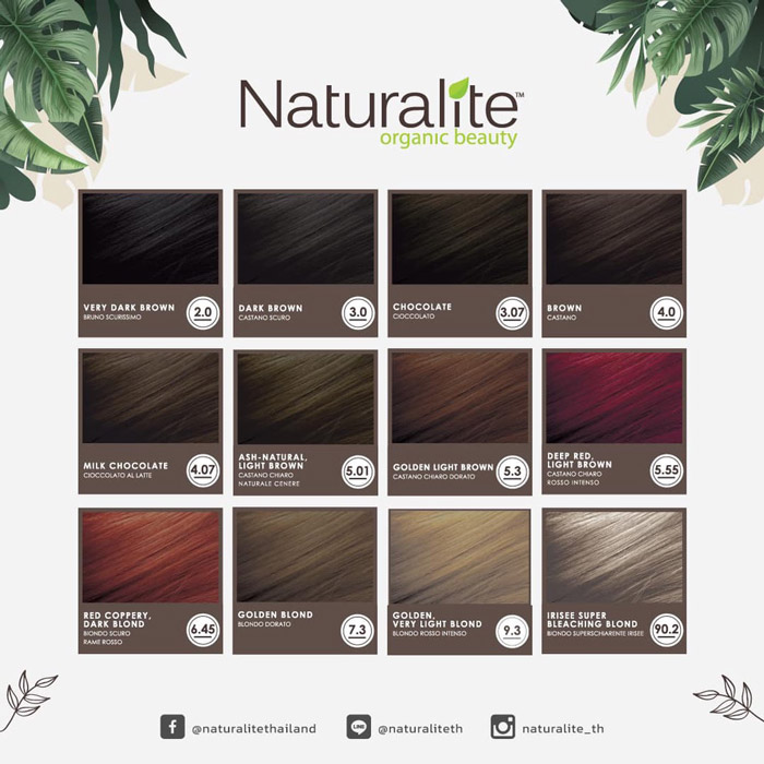 Naturalite Organic Permanent Hair Colour  ผลิตภัณฑ์เปลี่ยนสีผมออร์แกนิค