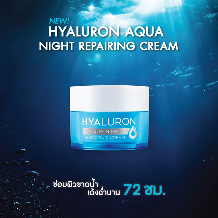 ไนท์ครีมบำรุงผิว Naturista Hyaluron Aqua Night Cream