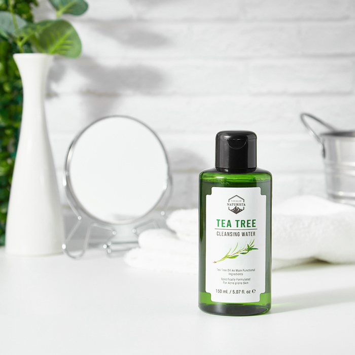 Naturista Tea Tree Cleansing Water คลีนซิ่งทีทรี เช็ดเครื่องสำอาง