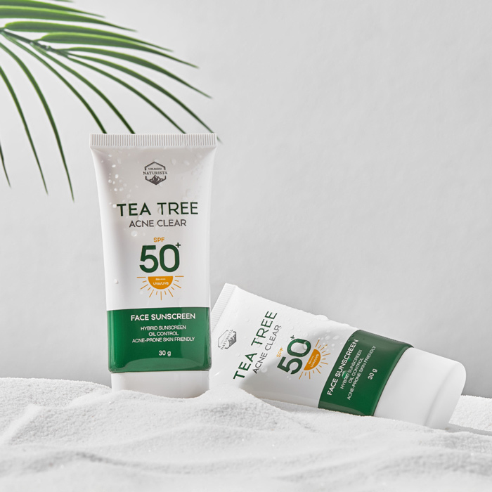 กันแดด Naturista Tea Tree Acne Clear Face Sunscreen SPF50+ PA++++