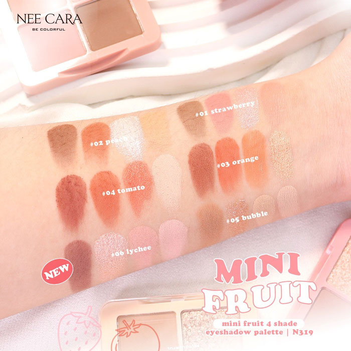 NEE CARA Mini Fruits Eyeshadow Palette อายแชโดว์