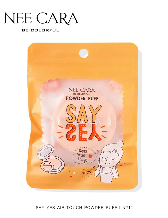 พัฟแต่งหน้า NEE CARA Say Yes Air Touch Powder Puff
