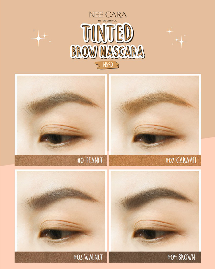 มาคาร่าคิ้ว NEE CARA Tinted Brow Mascara